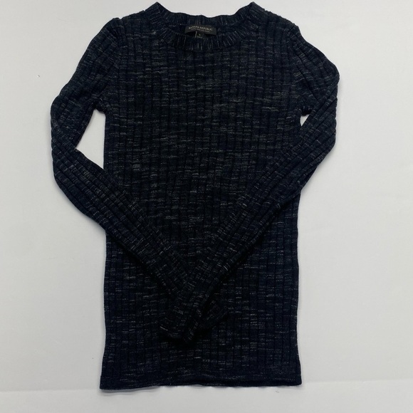 Banana Republic Sweaters - Banana Republic Women’s Charcoal Merino Wool Sweater SM Ribbed Crew neck